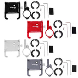 Maxbell Aluminum Alloy Motorcycle Bike Handlebar Phone Mount Holders Black