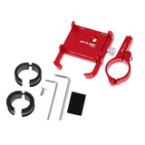 Maxbell Aluminum Alloy Motorcycle Bike Handlebar Phone Mount Holders Red