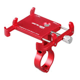 Maxbell Aluminum Alloy Motorcycle Bike Handlebar Phone Mount Holders Red