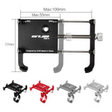 Maxbell Aluminum Alloy Motorcycle Bike Handlebar Phone Mount Holders Red