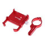 Maxbell Aluminum Alloy Motorcycle Bike Handlebar Phone Mount Holders Red