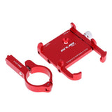Maxbell Aluminum Alloy Motorcycle Bike Handlebar Phone Mount Holders Red