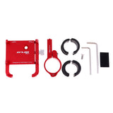 Maxbell Aluminum Alloy Motorcycle Bike Handlebar Phone Mount Holders Red