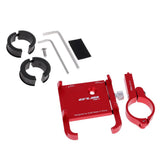 Maxbell Aluminum Alloy Motorcycle Bike Handlebar Phone Mount Holders Red