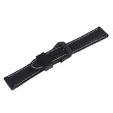 Maxbell Silicone Universal Sports Watch Band Waterproof Strap 22mm Black Buckle