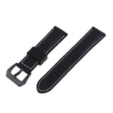 Maxbell Silicone Universal Sports Watch Band Waterproof Strap 22mm Black Buckle