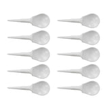 Maxbell 10 Pcs Plastic Anti-Slice Golf Tees Chair-shaped Tees Divot Tools White