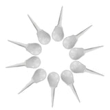 Maxbell 10 Pcs Plastic Anti-Slice Golf Tees Chair-shaped Tees Divot Tools White