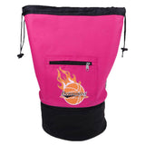 Maxbell Ball Carry Bag Carrier Holder for Basketball Football Volleyball Fushia