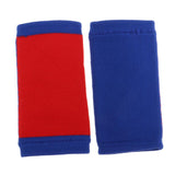 Maxbell 1 Pair Breathable Elastic Wrist Support Protector Guard Brace Blue+Red