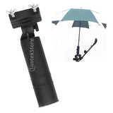 Maxbell Golf Cart Adjustable Umbrella Holder Stand Clap for Wheelchair Bike Stroller