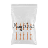 Maxbell 10pcs Golf Tees Plastic Golf Nail Limit Pin Outdoor Sport Supply 70mm Orange