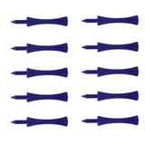 Maxbell 10pcs Golf Tees Plastic Golf Nail Limit Pin Golf Accessories 70mm Blue