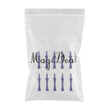 Maxbell 10pcs Golf Tees Plastic Golf Nail Limit Pin Golf Accessories 70mm Blue