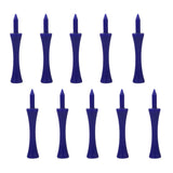 Maxbell 10pcs Golf Tees Plastic Golf Nail Limit Pin Golf Accessories 70mm Blue