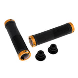 Maxbell Rubber MTB Bike Handlebar Grips Lock on Anti-slip Handle Bar Cover Golden