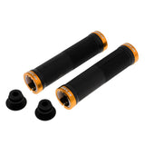 Maxbell Rubber MTB Bike Handlebar Grips Lock on Anti-slip Handle Bar Cover Golden