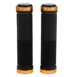 Maxbell Rubber MTB Bike Handlebar Grips Lock on Anti-slip Handle Bar Cover Golden
