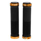 Maxbell Rubber MTB Bike Handlebar Grips Lock on Anti-slip Handle Bar Cover Golden