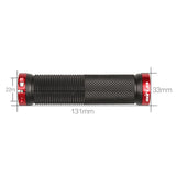 Maxbell Rubber MTB Bike Handlebar Grips Lock on Anti-slip Handle Bar Cover Silvery