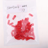 Maxbell 100 Pcs Badminton Racket Racquet Grommets Eyelets String Accessory Red  S