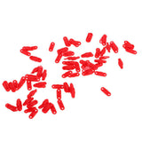 Maxbell 100 Pcs Badminton Racket Racquet Grommets Eyelets String Accessory Red  S
