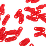 Maxbell 100 Pcs Badminton Racket Racquet Grommets Eyelets String Accessory Red  L
