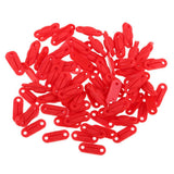 Maxbell 100 Pcs Badminton Racket Racquet Grommets Eyelets String Accessory Red  L