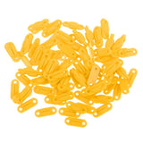 Maxbell 100 Pcs Badminton Racket Racquet Grommets Eyelets String Accessory Yellow  S