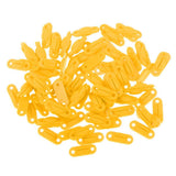 Maxbell 100 Pcs Badminton Racket Racquet Grommets Eyelets String Accessory Yellow  L