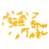 Maxbell 100 Pcs Badminton Racket Racquet Grommets Eyelets String Accessory Yellow  L