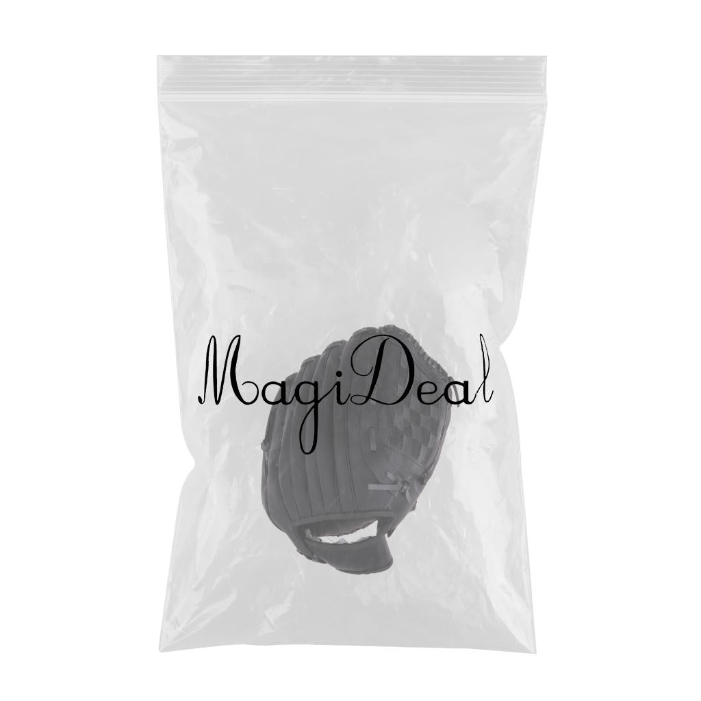 Maxbell Team Sport Left Handed Wear-resistant Youth Baseball Teeball Glove Black  M