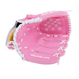 Maxbell Team Sport Left Handed Wear-resistant Youth Baseball Teeball Glove Pink  M