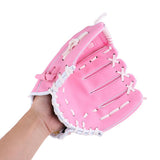 Maxbell Team Sport Left Handed Wear-resistant Youth Baseball Teeball Glove Pink  M