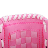 Maxbell Team Sport Left Handed Wear-resistant Youth Baseball Teeball Glove Pink  M