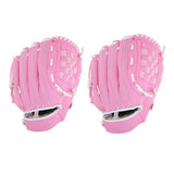 Maxbell Team Sport Left Handed Wear-resistant Youth Baseball Teeball Glove Pink  M