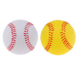 Maxbell Safety Baseball Practice Training PU Softball Balls Sport Team Game White