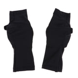 Maxbell 1 Pair Kids Skating Hand Guards Pads Palm Skateboards Protector Black-L