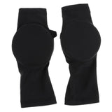 Maxbell 1 Pair Kids Skating Hand Guards Pads Palm Skateboards Protector Black-L