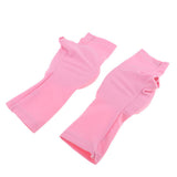 Maxbell 1 Pair Kids Skating Hand Guards Pads Palm Skateboards Protector Pink-L