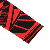 Maxbell Men's Long Sleeve Compression Sports Top T-Shirts and Pants M Black Red