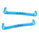 Maxbell 2pcs Soft Plastic Ice Hockey Figure Skate Blade Guard Cover Protector Blue