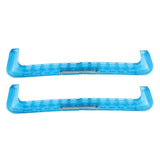 Maxbell 2pcs Soft Plastic Ice Hockey Figure Skate Blade Guard Cover Protector Blue