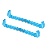 Maxbell 2pcs Soft Plastic Ice Hockey Figure Skate Blade Guard Cover Protector Blue