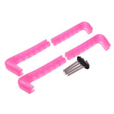 Maxbell 2pcs Soft Plastic Ice Hockey Figure Skate Blade Guard Cover Protector Pink