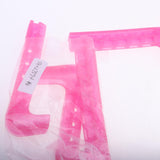 Maxbell 2pcs Soft Plastic Ice Hockey Figure Skate Blade Guard Cover Protector Pink