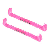 Maxbell 2pcs Soft Plastic Ice Hockey Figure Skate Blade Guard Cover Protector Pink