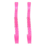 Maxbell 2pcs Soft Plastic Ice Hockey Figure Skate Blade Guard Cover Protector Pink