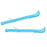 Maxbell 2pcs Soft Plastic Ice Hockey Figure Skate Blade Guard Cover Protector Blue 1