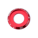 Maxbell Bicycle Hubs Nut M10 Folding Fixed Gear Bike Wheel Hubs Axle Screw Red